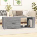 Coffee Table Grey Sonoma 100x50.5x35cm Engineered Wood