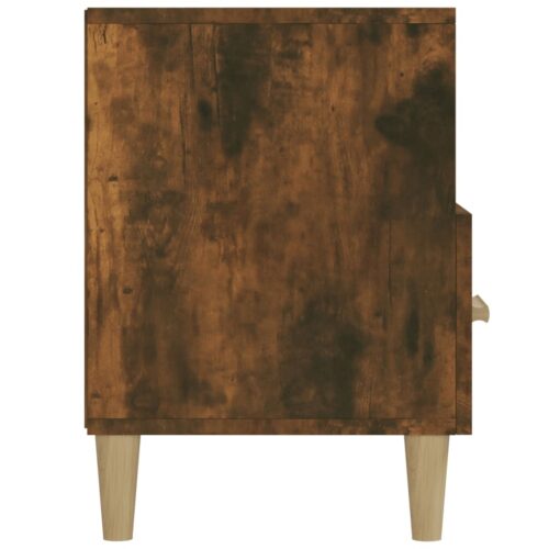 TV Cabinet Smoked Oak 102x36x50cm Engineered Wood - Image 8