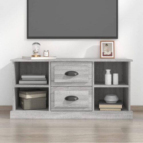 TV Cabinet Grey Sonoma 99.5x35.5x48cm Engineered Wood