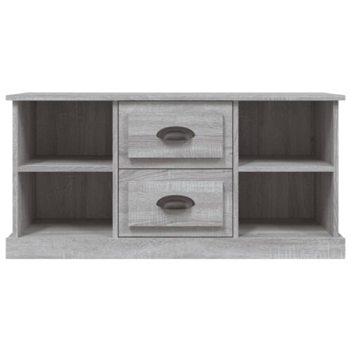 TV Cabinet Grey Sonoma 99.5x35.5x48cm Engineered Wood - Image 6