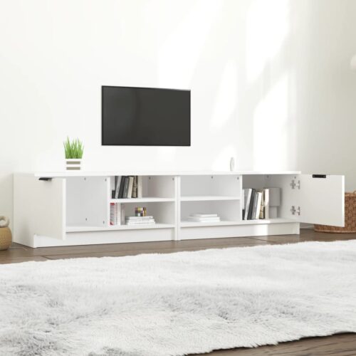 TV Cabinets 2pcs White 80x35x36.5cm Engineered Wood - Image 3