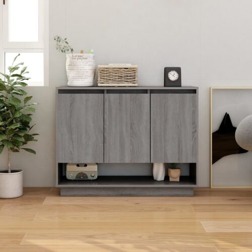 Sideboard Grey Sonoma 97x31x75cm Engineered Wood