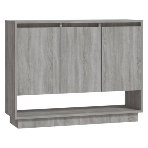 Sideboard Grey Sonoma 97x31x75cm Engineered Wood - Image 2