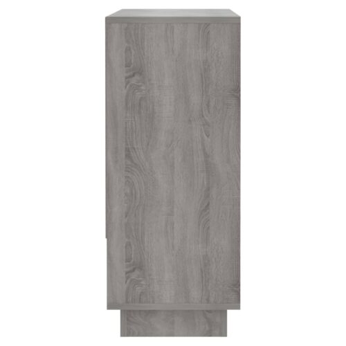Sideboard Grey Sonoma 97x31x75cm Engineered Wood - Image 7