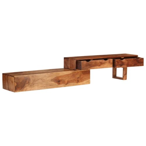 TV Cabinet Brown 200x30x35cm Solid Wood Sheesham - Image 11