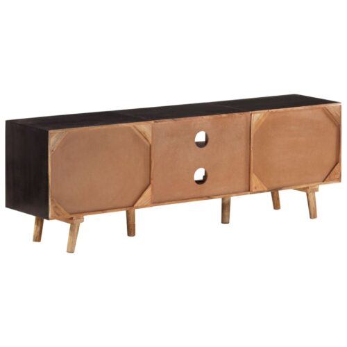 TV Cabinet 140x30x46cm Rough Mango Wood Solid Wood Acacia - Image 5