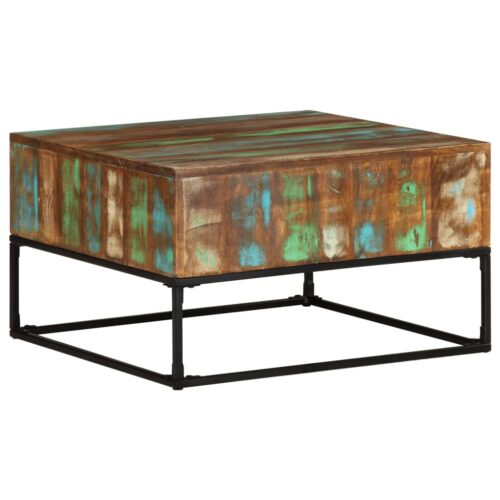 Coffee Table 68x68x41cm Solid Reclaimed Wood