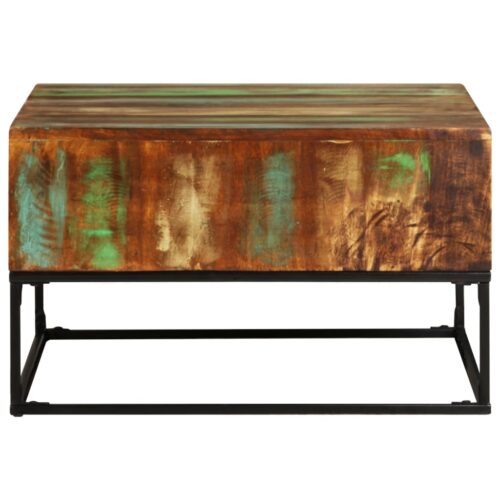 Coffee Table 68x68x41cm Solid Reclaimed Wood - Image 2