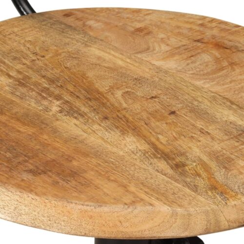Bar Stools 2pcs Solid Wood Mango - Image 7
