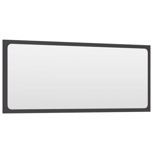 Bathroom Furniture Set Grey Engineered Wood - Image 10