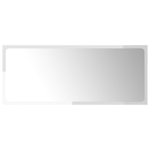 Bathroom Furniture Set High Gloss White Engineered Wood - Image 11