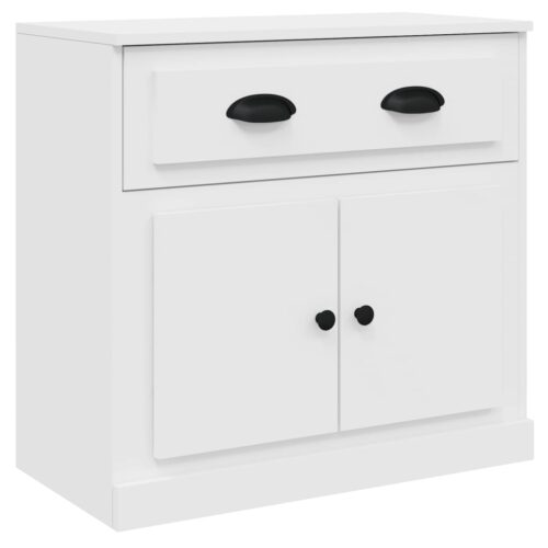 Sideboards 3pcs White Engineered Wood - Image 6