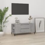 TV Cabinet Grey Sonoma 102x44.5x50cm Engineered Wood