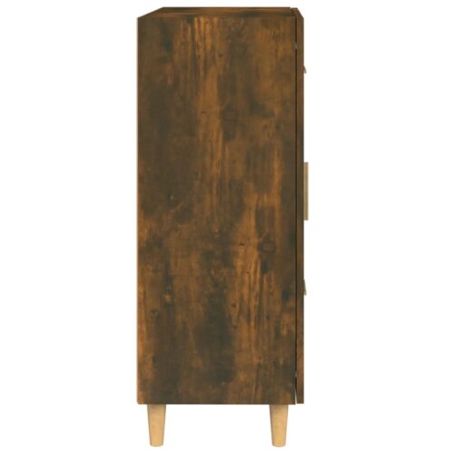 Sideboard Smoked Oak 69.5x34x90cm Engineered Wood - Image 7