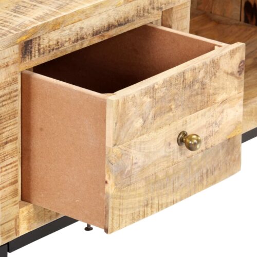 Coffee Table 88x50x42cm Solid Mango Wood - Image 5