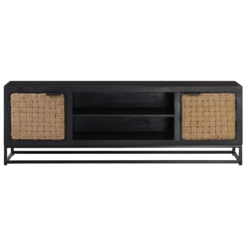 TV Cabinet 120x30x40cm Solid Mango Wood - Image 2