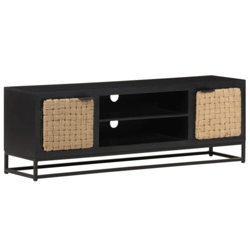 TV Cabinet 120x30x40cm Solid Mango Wood - Image 8