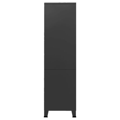 Industrial Wardrobe Black 90x50x180cm Metal - Image 5