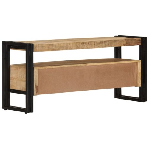 TV Cabinet 100x30x45cm Solid Mango Wood - Image 3