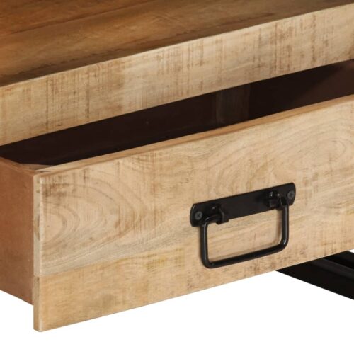 TV Cabinet 100x30x45cm Solid Mango Wood - Image 4