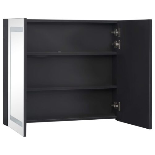 LED Bathroom Mirror Cabinet 80x12.2x68cm - Image 5