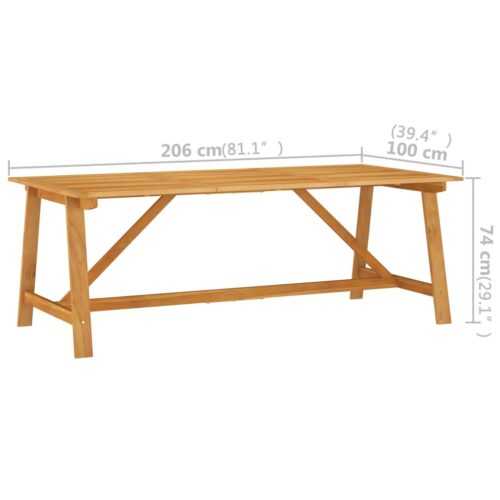 7-Piece Garden Dining Set Brown Outdoor Patio Lounge Furniture - Image 10