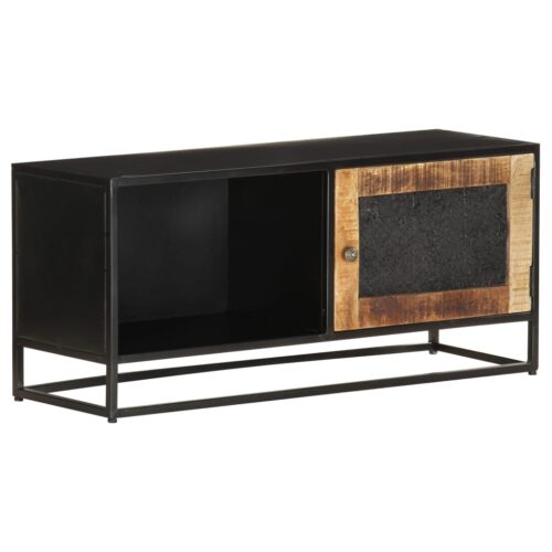 TV Cabinet 90x30x40cm Rough Mango Wood - Image 11