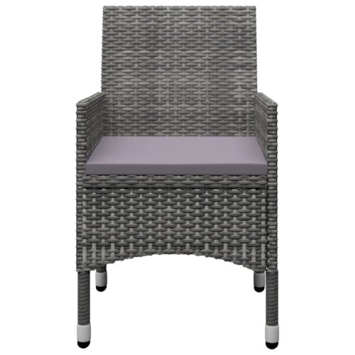 7-Piece Garden Dining Set Grey Outdoor Patio Lounge Furniture - Image 11