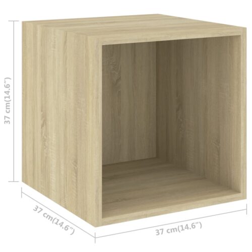 5-Piece TV Cabinet Set Sonoma Oak Engineered Wood - Image 6