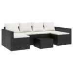 2-Piece Outdoor Lounge Set Garden Patio Sofa Chairs Wicker Furniture Setting
