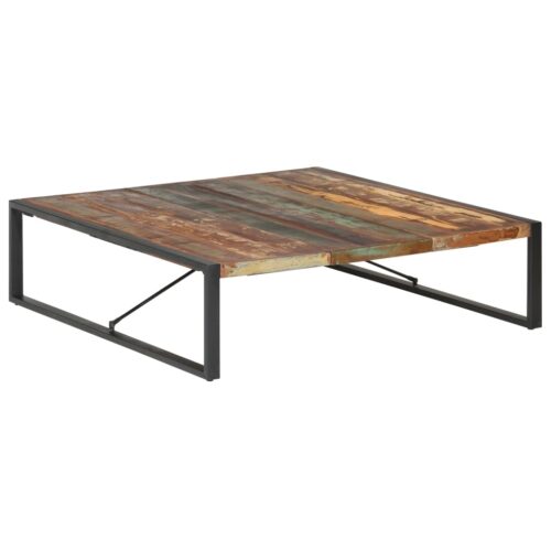 Coffee Table 140x140x40cm Solid Wood Reclaimed