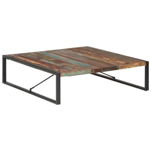 Coffee Table 140x140x40cm Solid Wood Reclaimed - Image 7