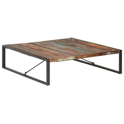 Coffee Table 140x140x40cm Solid Wood Reclaimed - Image 8