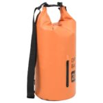 20L Zipper Dry Bag Waterproof Fishing Camping Boating Sport Sack Beach Storage Pack Orange