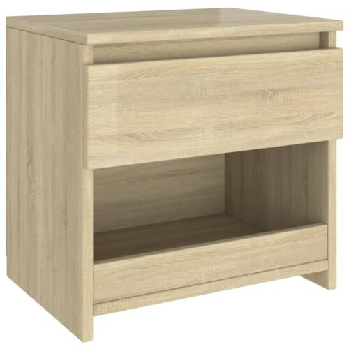 Bedside Cabinet Sonoma Oak 40x30x39cm Engineered Wood