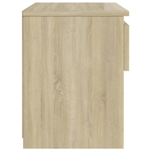 Bedside Cabinet Sonoma Oak 40x30x39cm Engineered Wood - Image 5