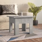 Coffee Table Concrete Grey 55x55x42cm Engineered Wood