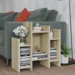 Side Cabinet Sonoma Oak 60x26x60cm Engineered Wood