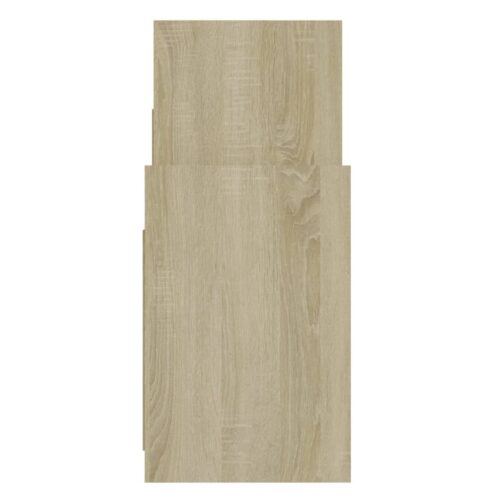 Side Cabinet Sonoma Oak 60x26x60cm Engineered Wood - Image 6