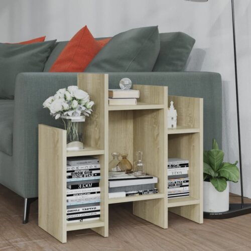 Side Cabinet Sonoma Oak 60x26x60cm Engineered Wood - Image 9