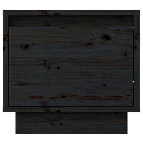 Bedside Cabinets 2pcs Black 35x34x32cm Solid Wood Pine - Image 5