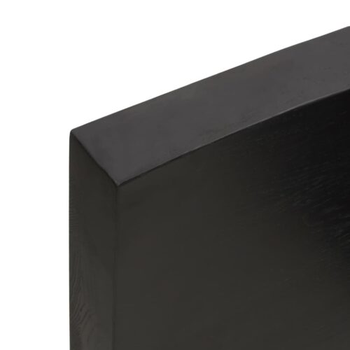 Table Top Dark Brown 80x60x(2-6)cm Treated Solid Wood DIY Desk Panel Board - Image 6