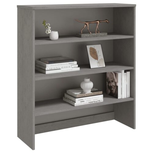 Top for Highboard"HAMAR" Light Grey 90x30x100cm Solid Wood Pine - Image 5