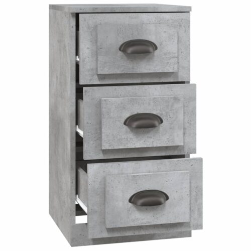 Sideboard Concrete Grey 36x35.5x67.5cm Engineered Wood - Image 3