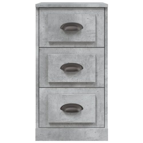 Sideboard Concrete Grey 36x35.5x67.5cm Engineered Wood - Image 4