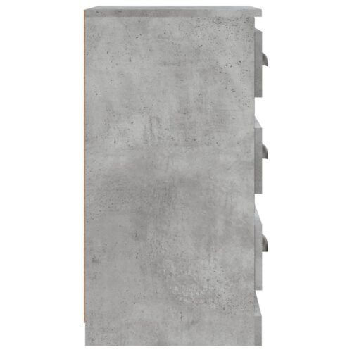 Sideboard Concrete Grey 36x35.5x67.5cm Engineered Wood - Image 5