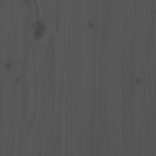 Garden Table Grey 121x82.5x110cm Solid Wood Pine - Image 6
