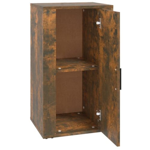Sideboard Smoked Oak 40x33x70cm Engineered Wood - Image 4