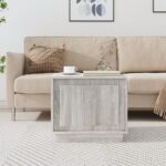 Coffee Table Grey Sonoma 51x50x44cm Engineered Wood