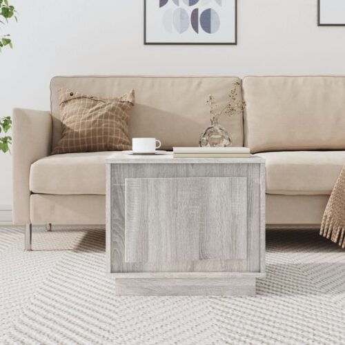 Coffee Table Grey Sonoma 51x50x44cm Engineered Wood